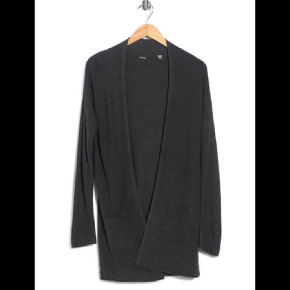 TAHARI CASHMERE BLEND CARDIGAN - Picture 3 of 9